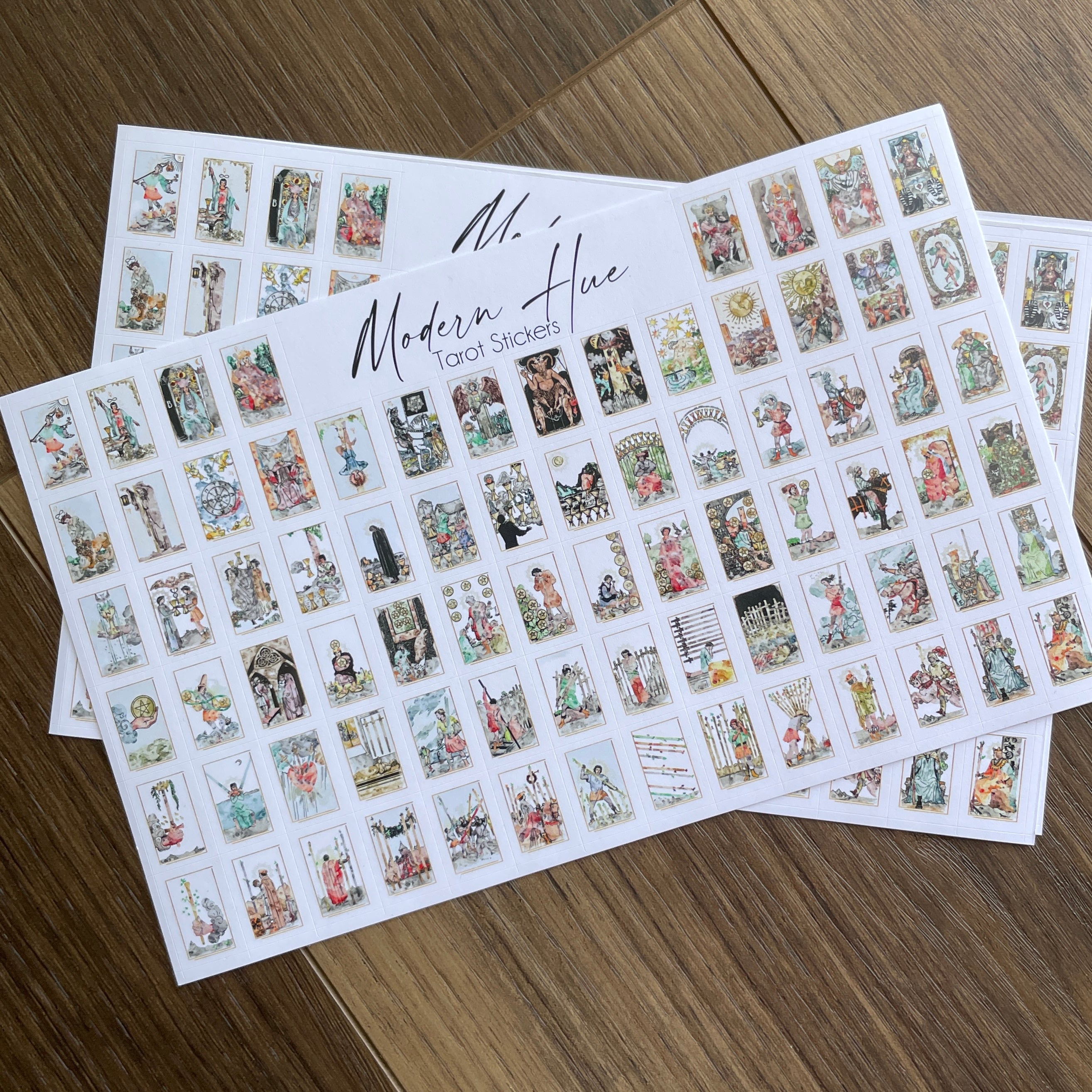 Modern Hue Tarot Stickers